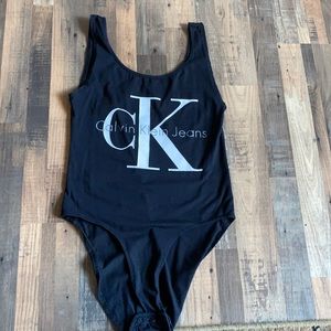 Calvin Klein bodysuit black